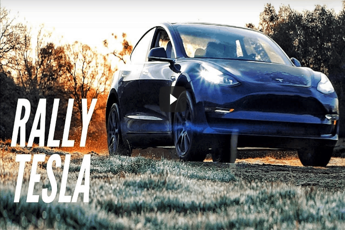 The FIRST EVER Rally Ready TESLA???