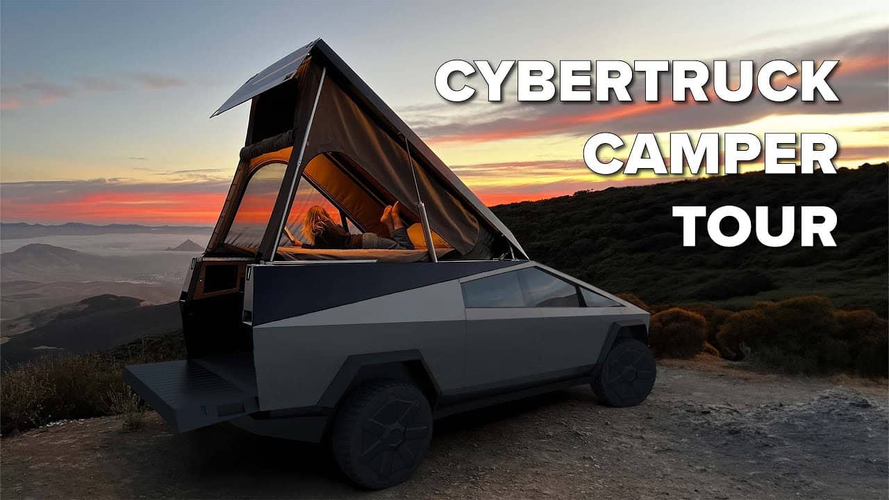 A Glimpse into the Future: Space Campers’ Innovative Cybertruck Camper Prototype